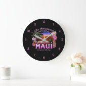 Aloha Spirit belt me terug naar Maui 🌺 Clock Grote Klok (Huis)