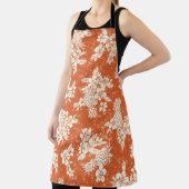 Aloha Spirit: harmonie tussen Hibiscus en ananas. Schort (Insitu)