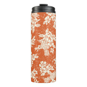 Aloha Spirit: harmonie tussen Hibiscus en ananas. Thermosbeker
