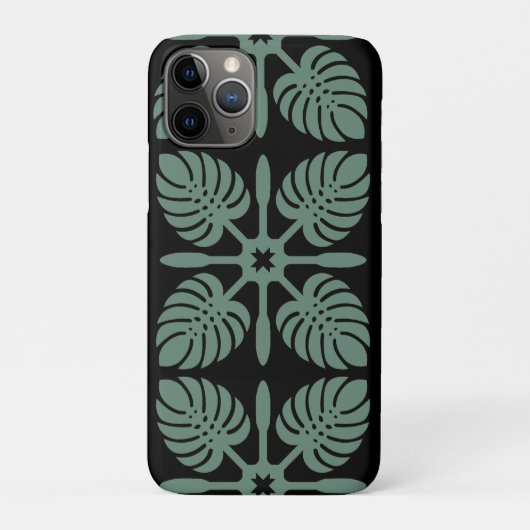 Aloha Spirit Hawaiaanse quilt - Monstera & Peddels Case-Mate iPhone Case (Achterkant)
