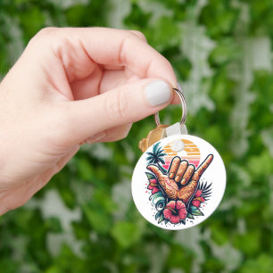 Aloha Spirit – Hawaiian Shaka Art Sleutelhanger