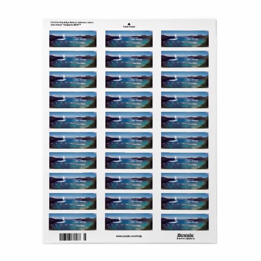 Aloha Stand Up Paddle en Hanauma Bay Etiket (Full Sheet)