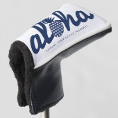 aloha (star) 018navy golfheadcover (3/4 voorkant)