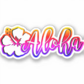 Aloha Sticker (Voorkant)