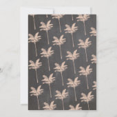 Aloha Stock The Bar Luau Tiki Verloving Invite Kaart (Achterkant)