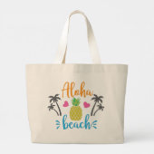 Aloha Strand Grote Tote Bag (Achterkant)