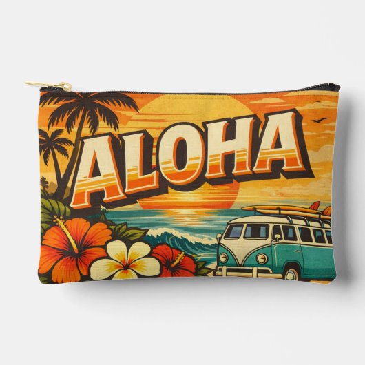 Aloha Strand Zonsondergang Eiland Stijl Etui (Voorkant)