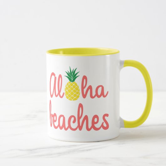 Aloha Stranden 11 oz Combo Mok (Rechts)