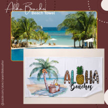 Aloha Stranden! Badhanddoek