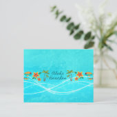 Aloha Stranden Briefkaart (Staand voorkant)