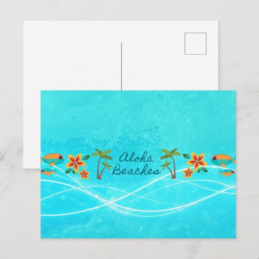 Aloha Stranden Briefkaart (Voorkant / Achterkant)