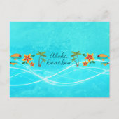 Aloha Stranden Briefkaart (Voorkant)