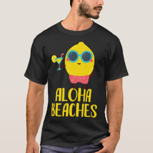 Aloha Stranden Cool Citroen Fruit T-shirt Vakantie