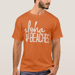 Aloha Stranden Cute Strand Bruids Bruidsmeisjes Af T-shirt