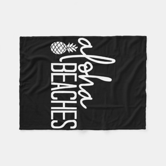 Aloha Stranden Cute Strand Bruidsmeisjes Afscheids Fleece Deken (Voorkant (Horizontaal))