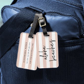 Aloha stranden gepersonaliseerd bagagelabel