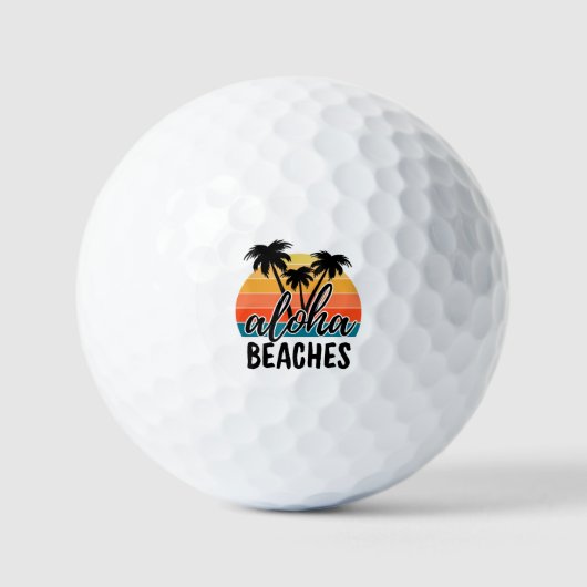 Aloha-stranden Golfballen (Voorkant)