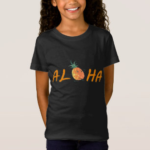 Aloha Stranden Hawaï Hawaïaanse Ananas Fruit Manne T-shirt