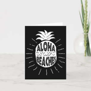Aloha Stranden Hawaii Beach Zomer Vakantie Mannen  Kaart