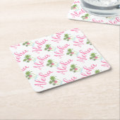 Aloha-stranden Hawaiian Style Summer Fun Kartonnen Onderzetters (Schuin)