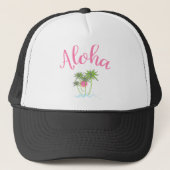 Aloha-stranden Hawaiian Style Vacation Cool Trucker Pet (Voorkant)