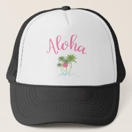 Aloha-stranden Hawaiian Style Vacation Cool Trucker Pet