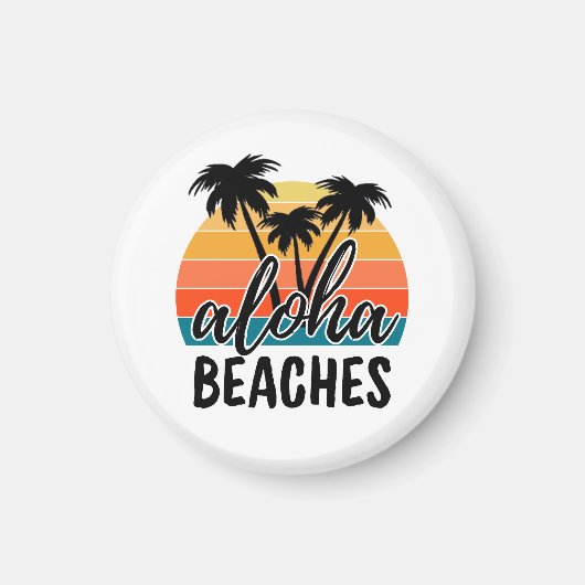 Aloha-stranden Magneet (Voorkant)