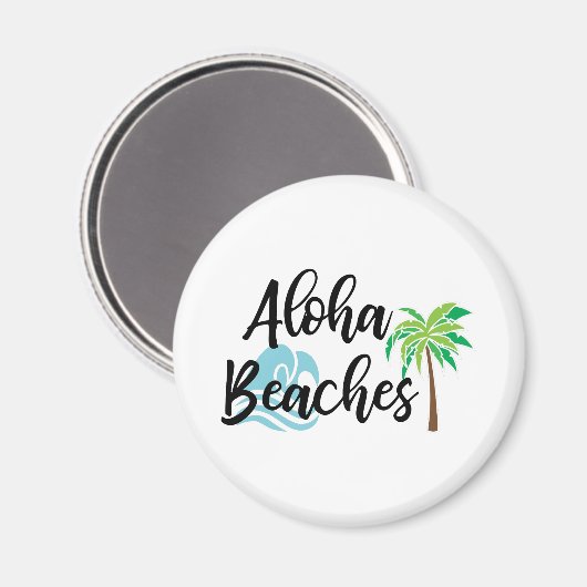 aloha stranden magneet (Voorkant / Achterkant)
