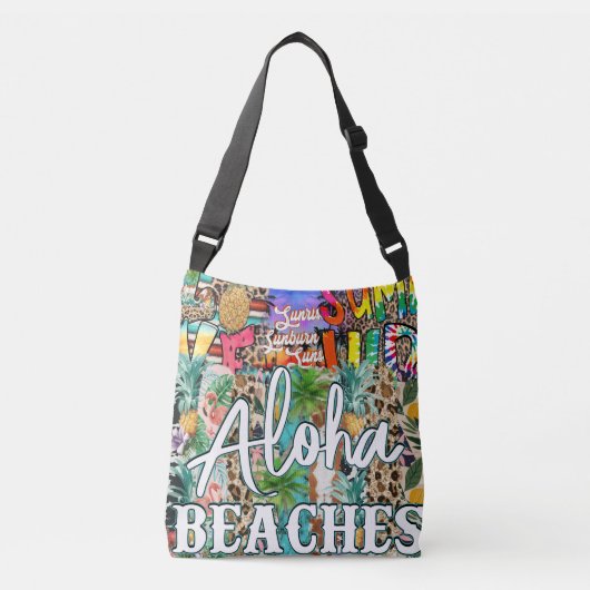 Aloha Stranden Tote Crossbody Tas (Voorkant)