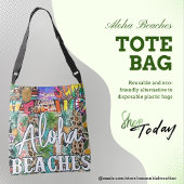 Aloha Stranden Tote Crossbody Tas