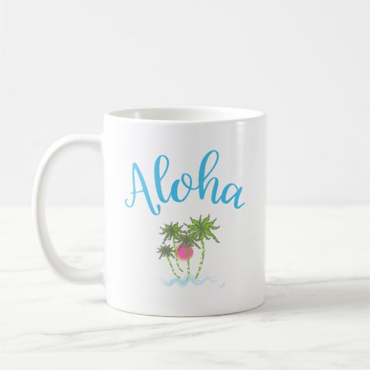Aloha strandt Hawaiian Style Summer Koffiemok (Links)