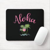 Aloha strandt Hawaiian Style Summer Tropical Muismat (Met muis)