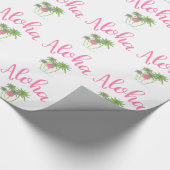 Aloha strandt Hawaiian Style Summera Cadeaupapier (Hoek)