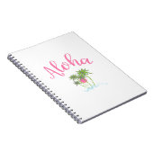 Aloha strandt Hawaiian Style Summera Notitieboek (Rechterzijde)