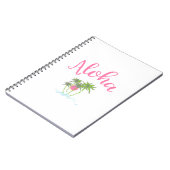 Aloha strandt Hawaiian Style Summera Notitieboek (Linkerzijde)