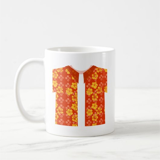 Aloha Style Fun Tropical Vibes Design Koffiemok (Links)