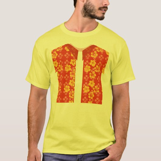 Aloha Style Fun Tropical Vibes Design T-shirt (Voorkant)