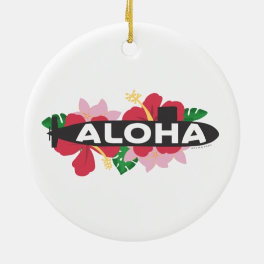 Aloha Submarine - Holiday Ornament (Achterkant)