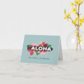 Aloha Submarine Note Kaart (Gele Bloem)