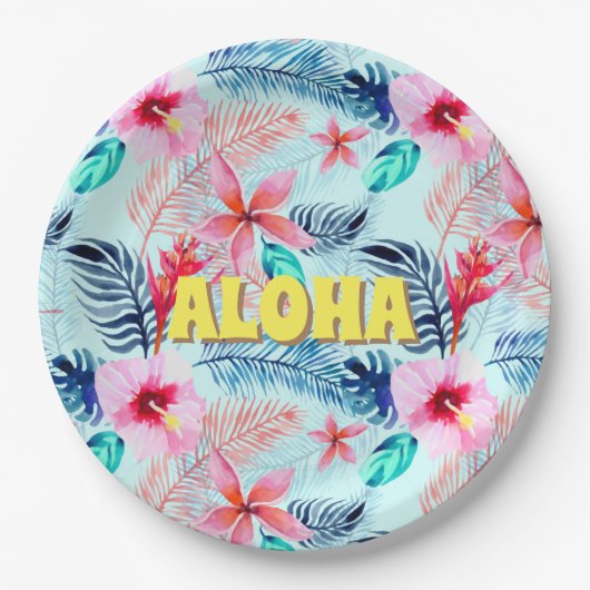 Aloha - Summer Edition Papieren Bordje (Voorkant)
