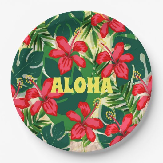 Aloha - Summer Edition Papieren Bordje (Voorkant)