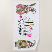 Aloha Summer Gnomes Strandlaken (Voorkant)
