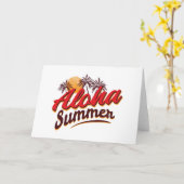 Aloha Summer Kaart (Gele Bloem)