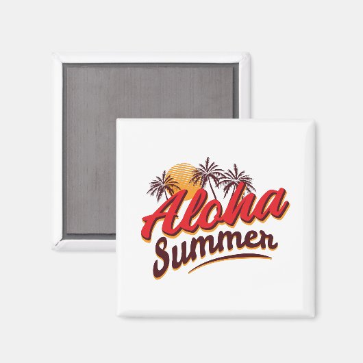 Aloha Summer Magneet (Voorkant / Achterkant)