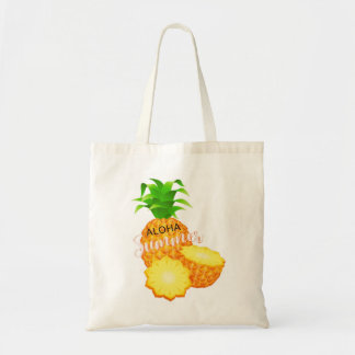 Aloha Summer Pineapple_ Hawaiiaanse eilanden Tote Bag