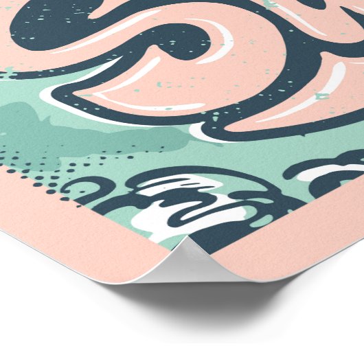 Aloha Summer Surfing Poster (Hoek)