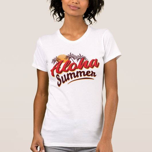 Aloha Summer T-shirt (Voorkant)