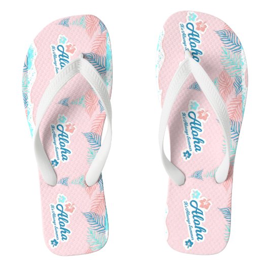 Aloha Summer Teenslippers (Voetbed)