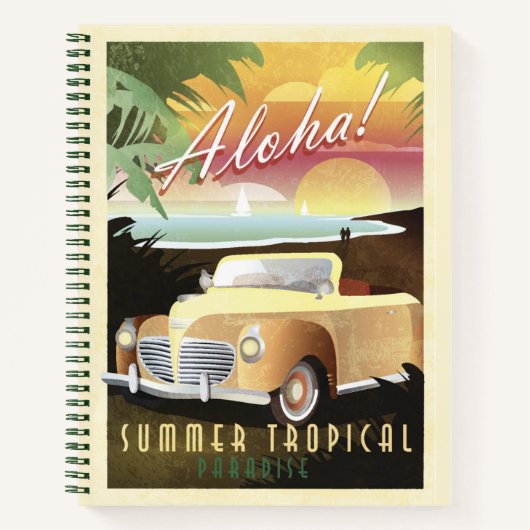 Aloha! Summer Tropical Paradise Notitieboek (Voorkant)