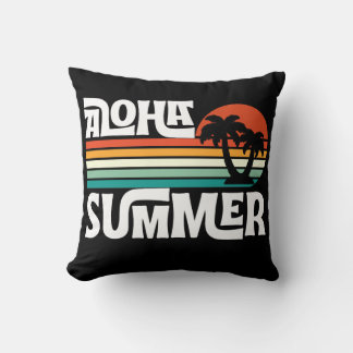 ALOHA SUMMER VIBES Retro  Kussen